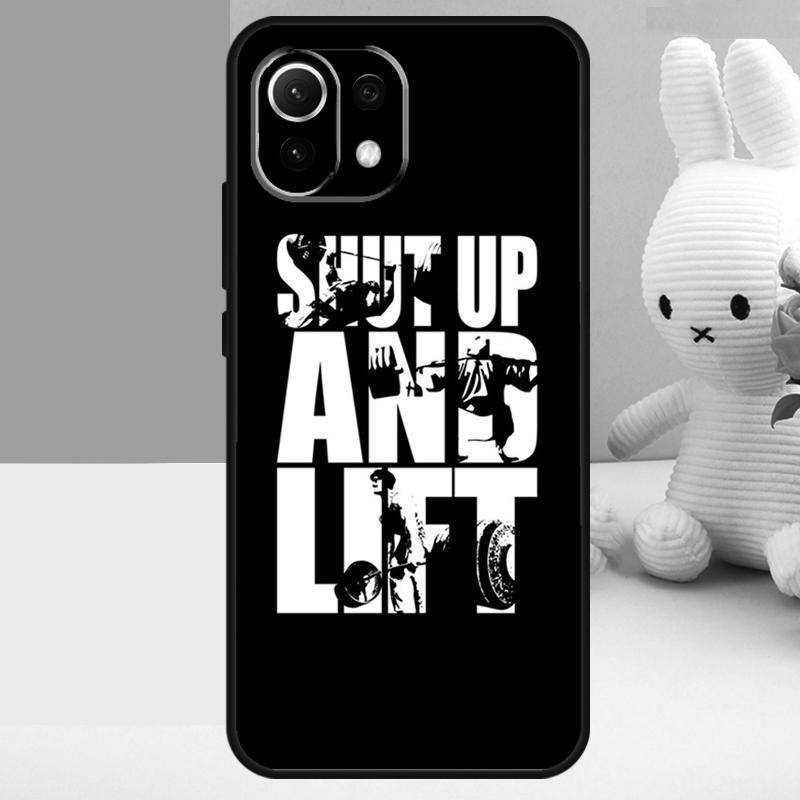 Бодибилдинг Тренажерный зал Фитнес Цитаты Чехол Для Xiaomi 15T 13T 14T Pro 17 Pro Max 15 14 13 Ultra POCO X7 Pro X5 X6 F5 F6 F7 Funda