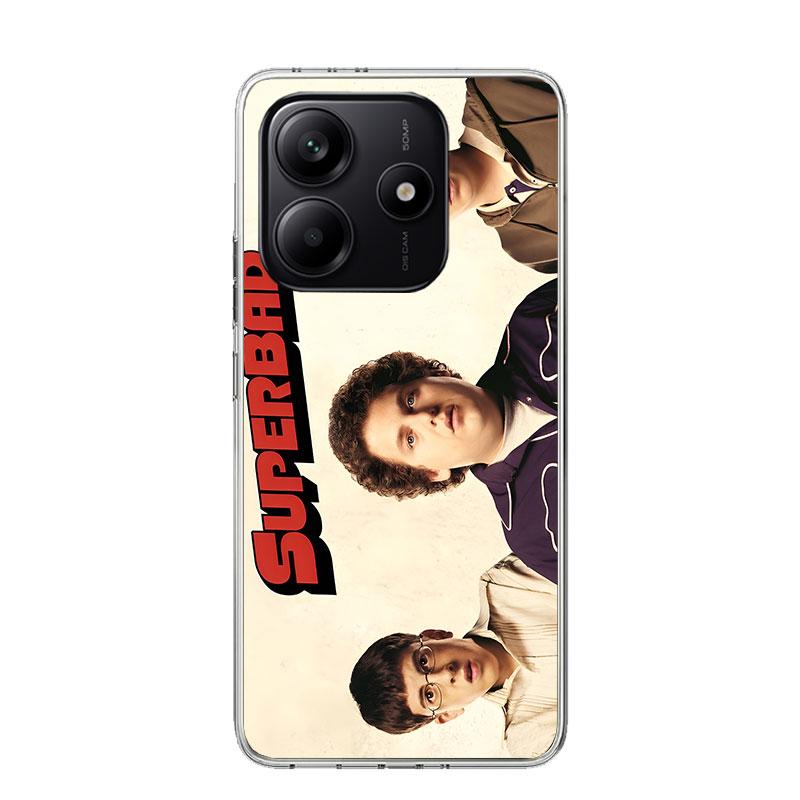 Mclovin SuperbadZ Phone Case For Xiaomi Redmi Note 15 14 13 12S 12 Pro Plus 11S 11E 11 11T 10S 10 Art Soft Pattern Cover Redmi N