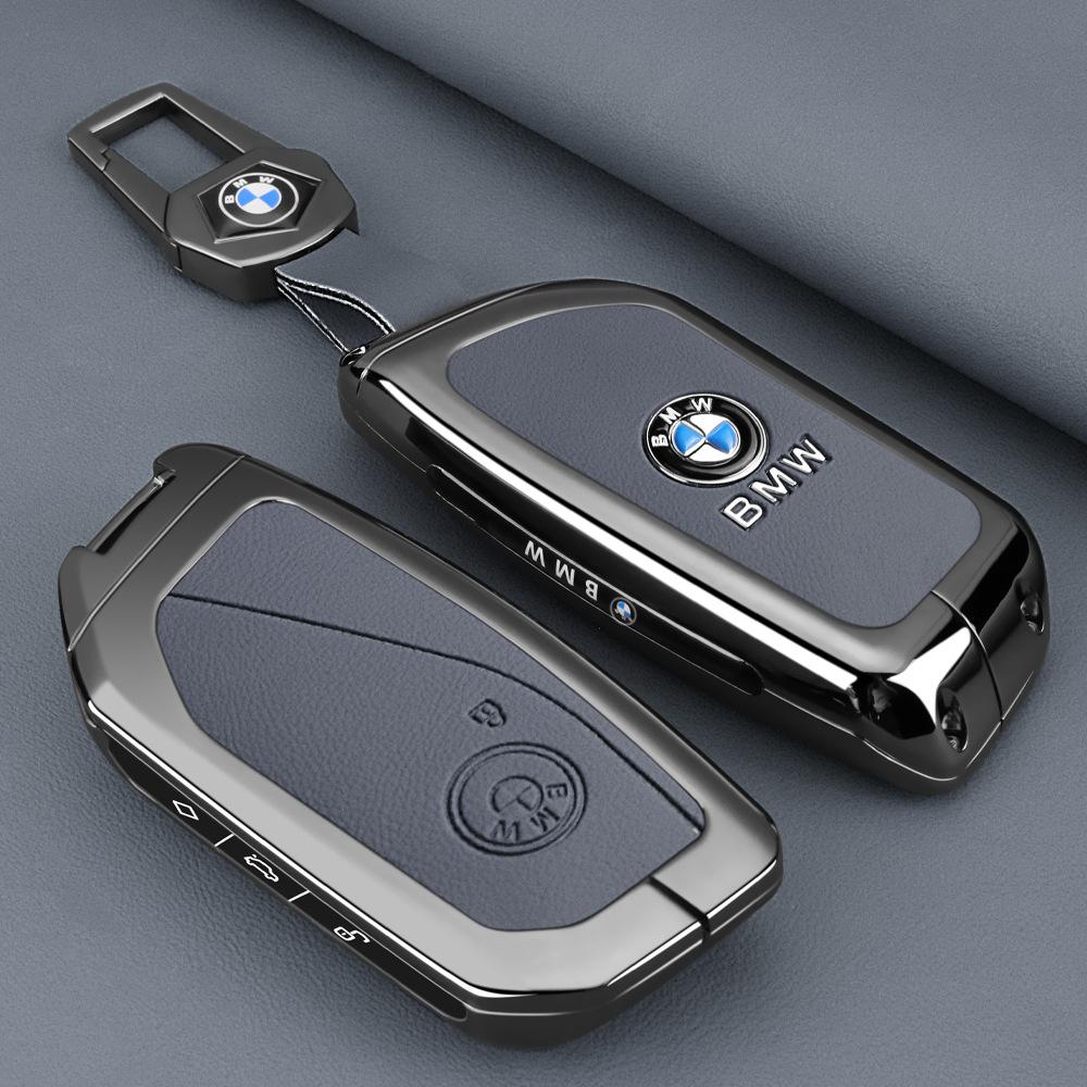 Styling Zinc Alloy Car Key Cover Case Holder For BMW 1 3 7 Series X1 X3 X5 X6 X7 F20 F15 F16 F48 G20 G30 G01 G02 G05 G11 G32 CZ9