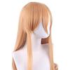 Cosplay Wig Smooth Soft Fluffy Breathable Extension Long Play Full Simulated Role Coverage Hair Straight Anime Wig
