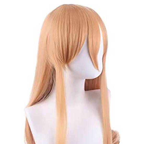 Cosplay Wig Smooth Soft Fluffy Breathable Extension Long Play Full Simulated Role Coverage Hair Straight Anime Wig