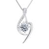 Solitaire Necklace - LOVA LOLA VAN DER KEEN - 925 Sterling Silver - Zirconium Oxide - 45 Cm - Woman