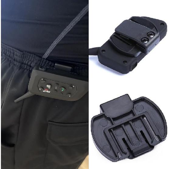 2 PCS Belt Clips For V4 V6 With USB-C, Q7, Q2, V7, Q8, MS20 Referee Headset Accessories And Motorcycle Helmet Clip Mounts