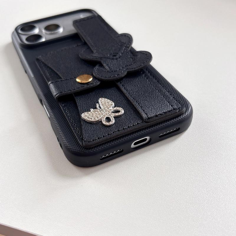 Wristband Holder Flip Wallet Phone Case For OPPO A3 A5 A6 Pro A3X A5X A6X A40 A40M A60 A80 A15 A18 A38 A58 A74 A15S Soft Cover