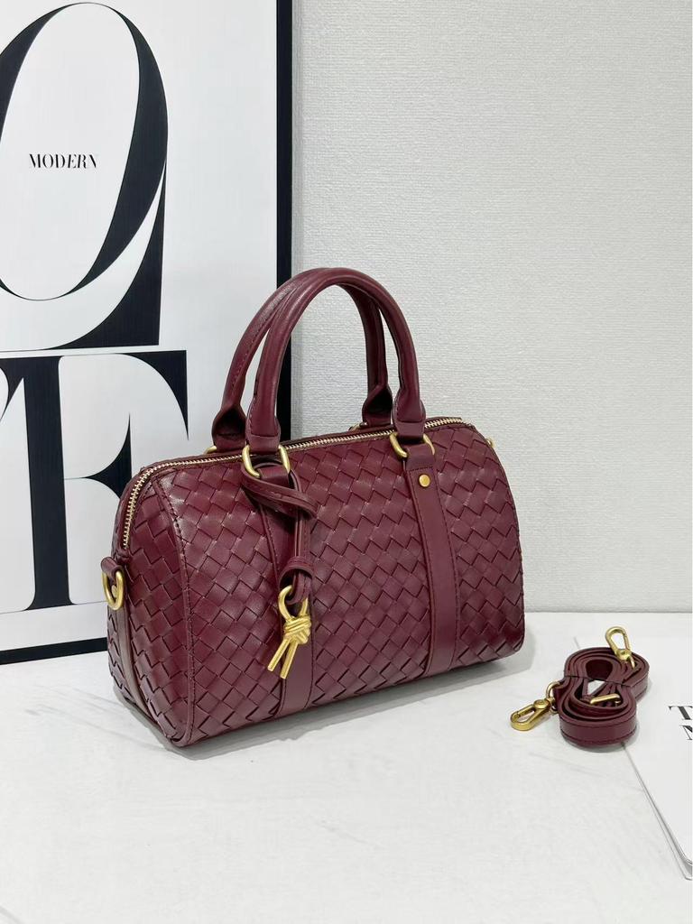 Сумка из плетеной воловьей кожи Diamond, осень/зима 2025 г.: Универсальная сумка для бизнеса, поездок на работу, через плечо и через почтальона
