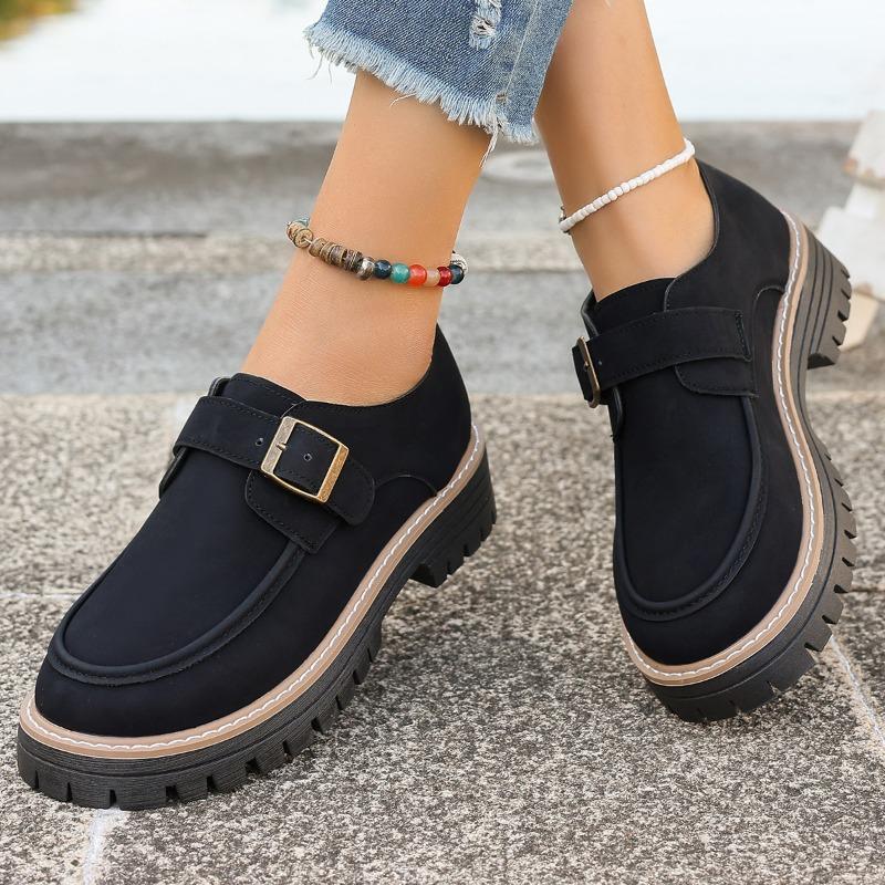 New Casual Simple Shoes Fashion Shoes Temperament Versatile Suede Women's Shoes