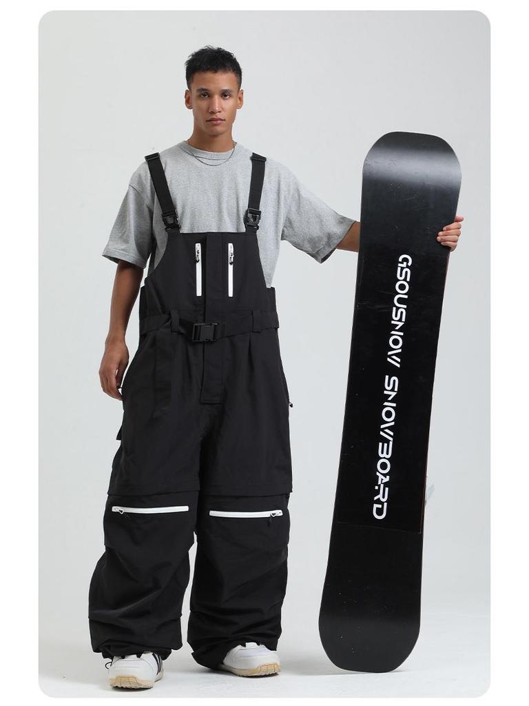 Унисекс профессиональные свободные лыжные брюки: Ветрозащитный и теплый для занятий спортом на открытом воздухе.