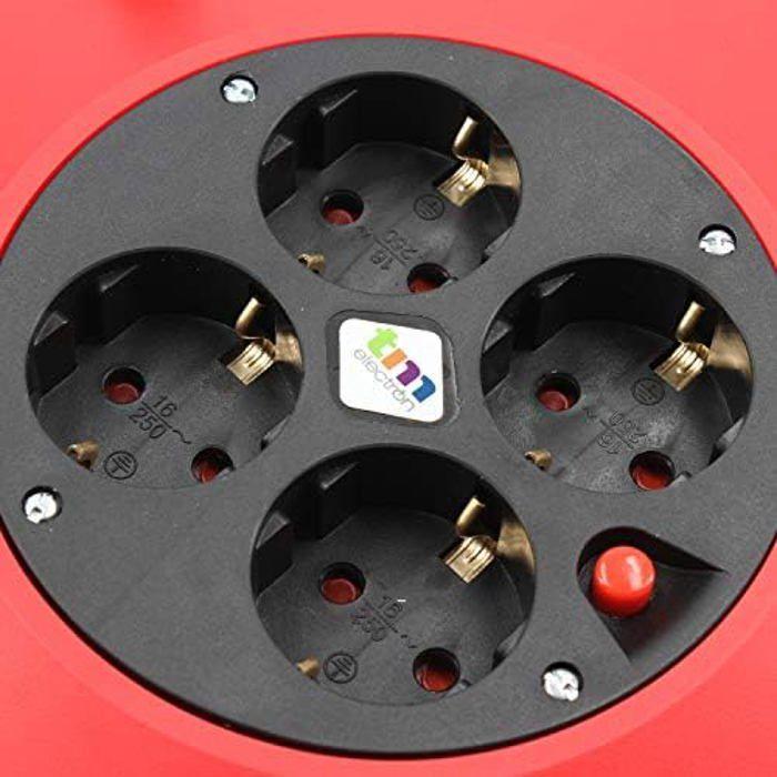 Удлинительный кабель - TM ELECTRON - 10 м - Гибкий - Идеально подходит для электроприборов - Питание