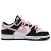 Nike Кроссовки Dunk ADCDAVINCI Custom Низкие Скейтбордические Мужские Черно-Розово-Белые DD1391-100(КомандаМ-)