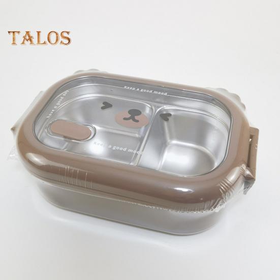 Children Bento Box Food-Grade Thermal Easy Cleaning Safe Microwave Lunch Box Boys Girls Bento Box Home Use