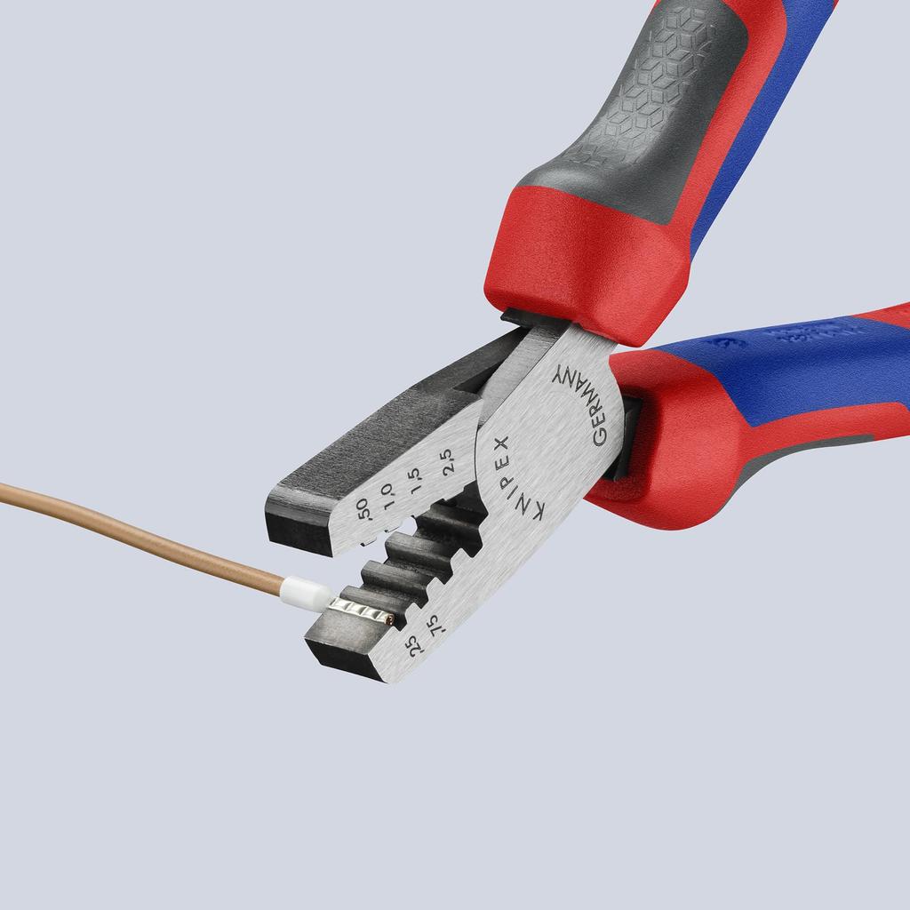 Клещи для обжима наконечников KNIPEX 9762-145A