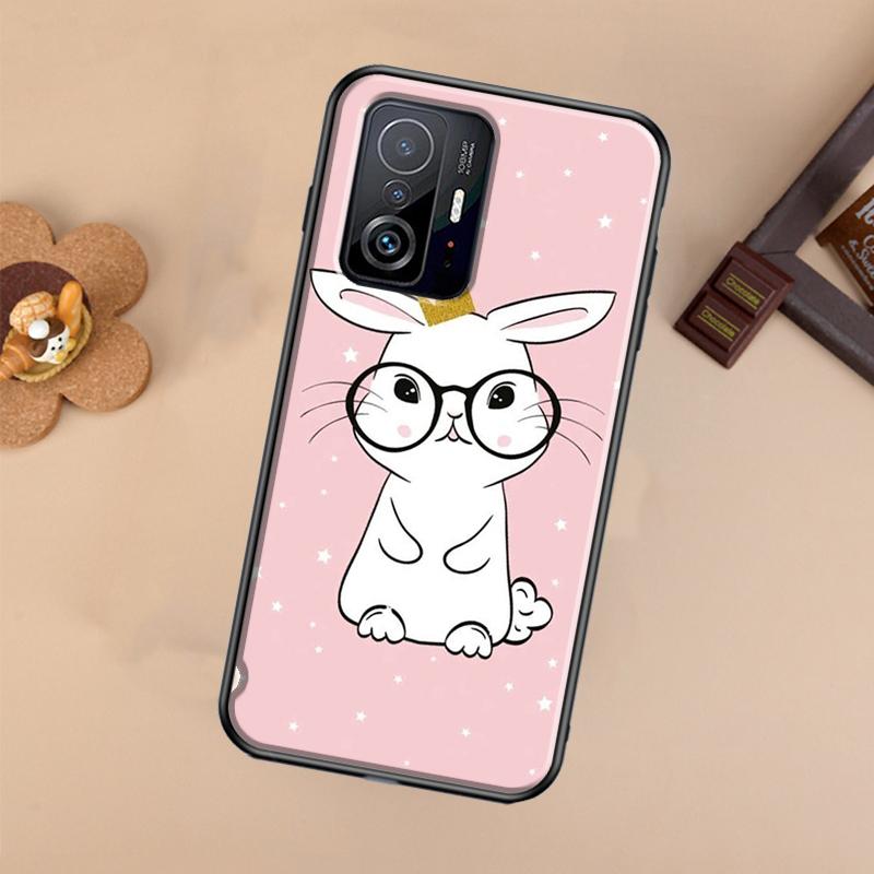Мультяшный Чехол Кролик Банни Для Xiaomi 13 14 Ultra 11T 12T 13T 14T Pro POCO X7 Pro X3 X5 X6 F3 F5 F6 M6 Pro