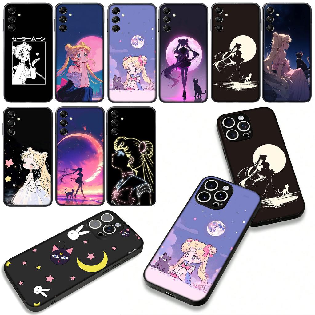 Чехол для телефона S-Sailors Kawaii Moons для Xiaomi Redmi Note 14 12 13 ProPlus A4 A3 Pro Plus 12C 13C 14C 5G