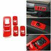 Car Window Lift Switch Panel Decoration Frame Cover Trim for Ford F150 2015-