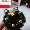 1 шт. 6 см Миниатюрный венок Кукольный домик Рождественская елка Стена Украшение для выпечки Аксессуар для кукольного домика Детская игрушка Подарок Ребенок Рождество