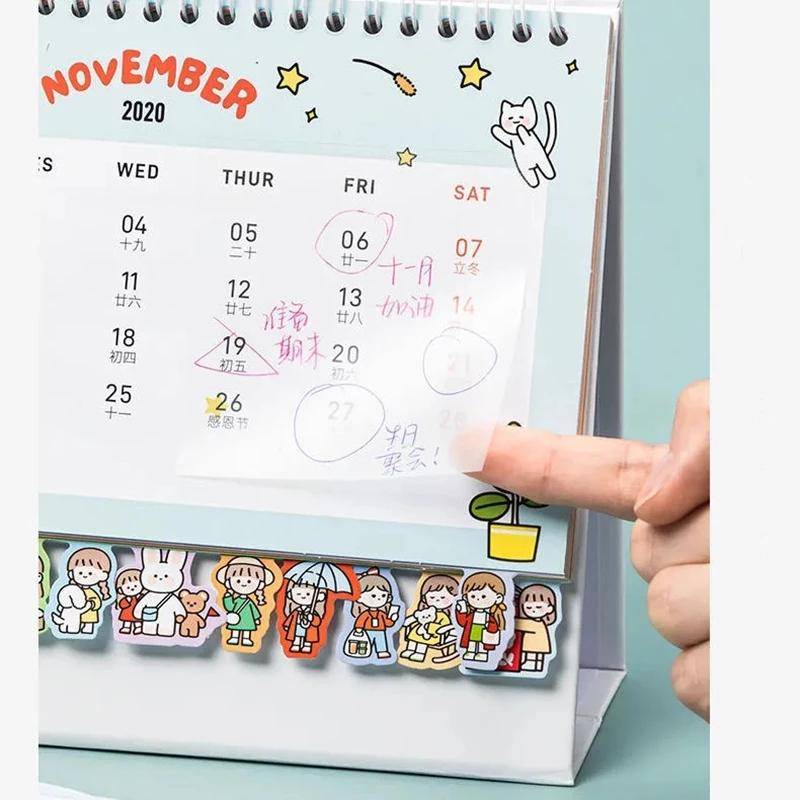 50 Sheets Transparent Posted It Sticky Note Pads Notepads Posits Papeleria Journal School Stationery Office Supplies