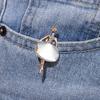 Gift Jewelry Bag Crystal Badge Ballet Girl Pin Clothes Accessories Dancing Girl Brooches