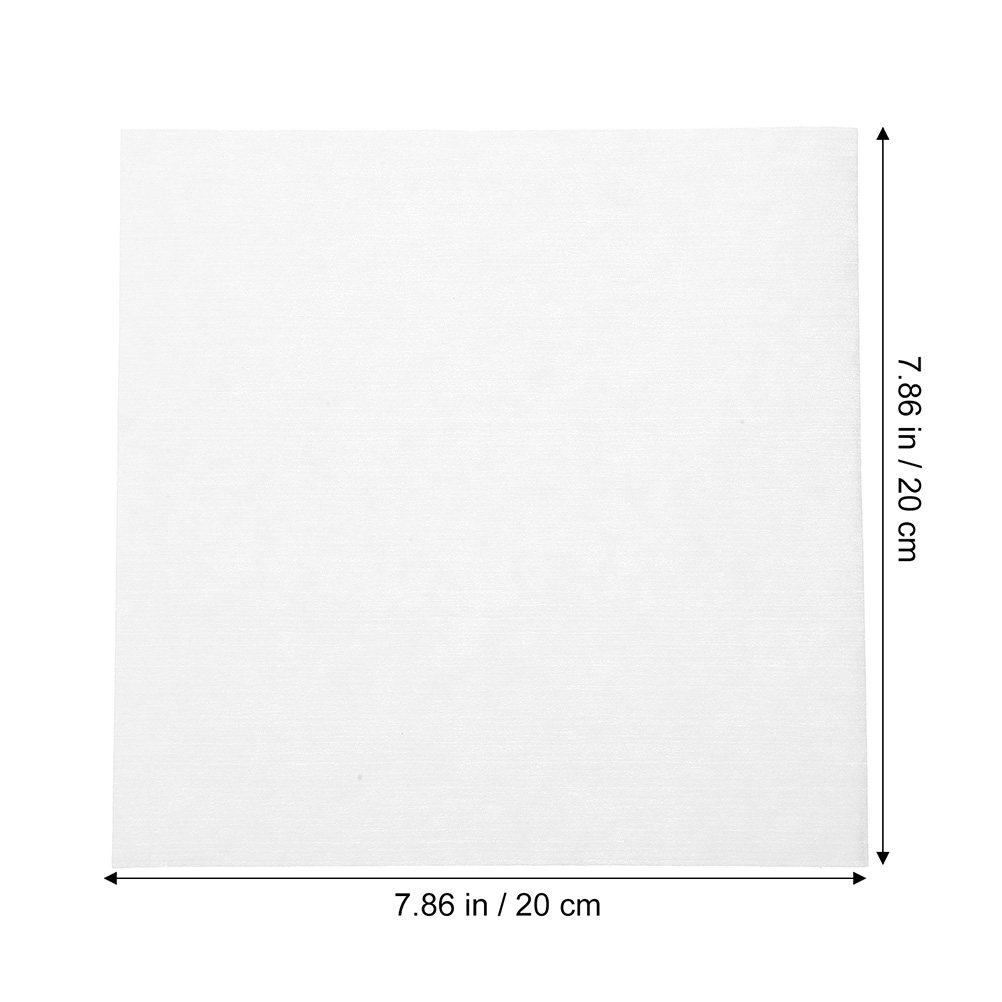 300Pcs Parrot Cage Liner Non-Woven Disposable Bird Cage Pad Absorbent Urine Mat Replacement Cushion Bedding Liners for Small
