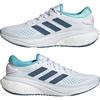 Adidas Supernova 2 Running Shoes, Women's, White/Wondersteel/Bliss Blue (GW9100), Size 22.5 cm