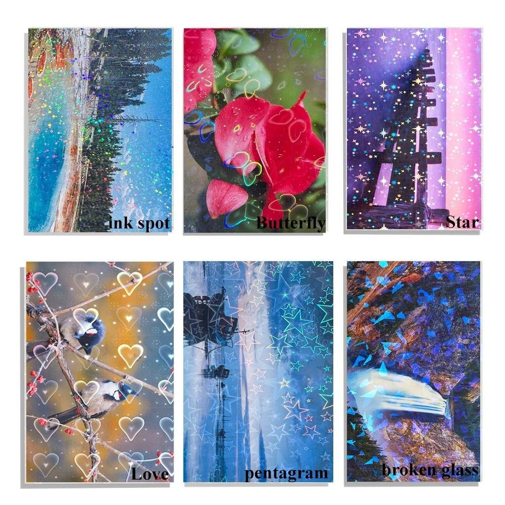 50 листов прозрачной пленки для холодного ламинирования формата A6, прочная пленка для ламинирования фотографий, упаковочная карточка своими руками