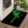 Classic Band T-Type O N-Negative Entrance Door Mat Washable Non-Slip Living Room Sofa Chairs Area Mat Kitchen Welcome Doormat