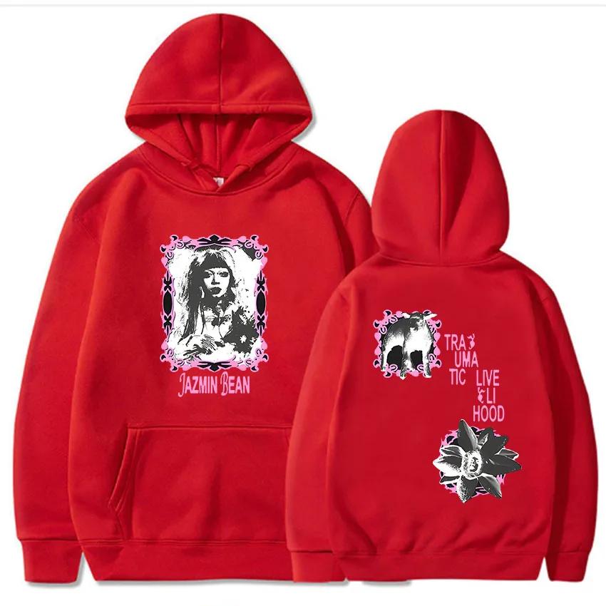 Graphic Clothes Jazmin-Bean The Traumatic Livelihood Tour Hoodies Aesthetic Printing Sweatshirt Hooded Pullover
