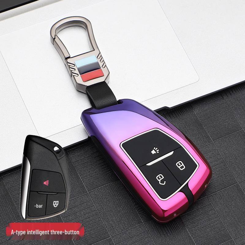 Buick Encore-S Key Case: Fashionable Car Key Bag with Buckle and Remote Shell Design