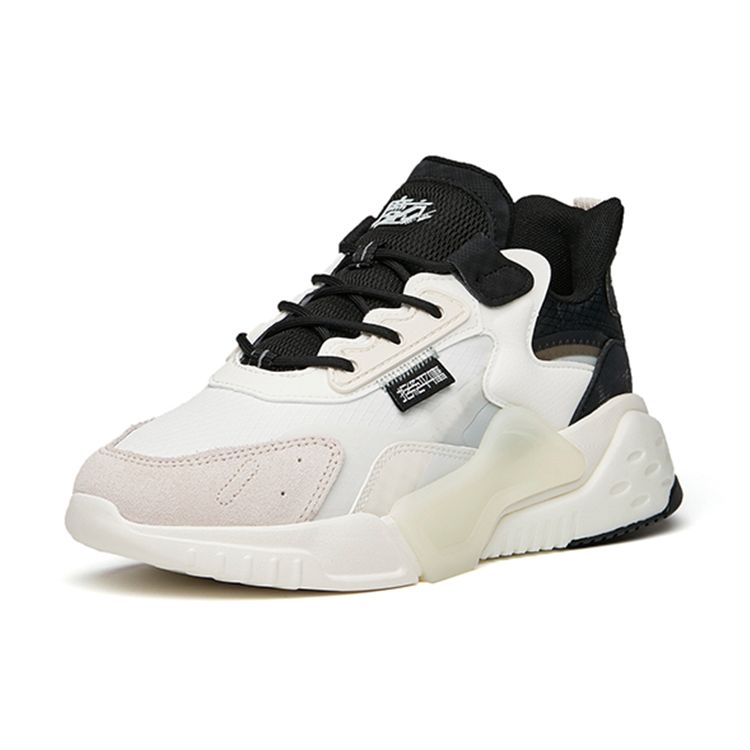 Anta Magic Cube Синтетическая кожа Ткань Отказаться Посредственность Нескользящие Износостойкие Амортизирующие Низкие Туфли для папы Женские кроссовки 122148808-2