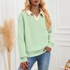 Women's Fashion Solid Color Casual Long Sleeve Hoodie