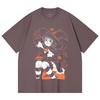 230 г/м² 100% хлопок HXH V11 Shizuku Хэллоуин Принт Унисекс Тяжелая хлопковая футболка