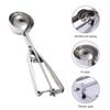 Three stainless steel ice cream shovel excavators, mashed potatoes, Türkiye ice cream, fruits, easy demoulding accessories