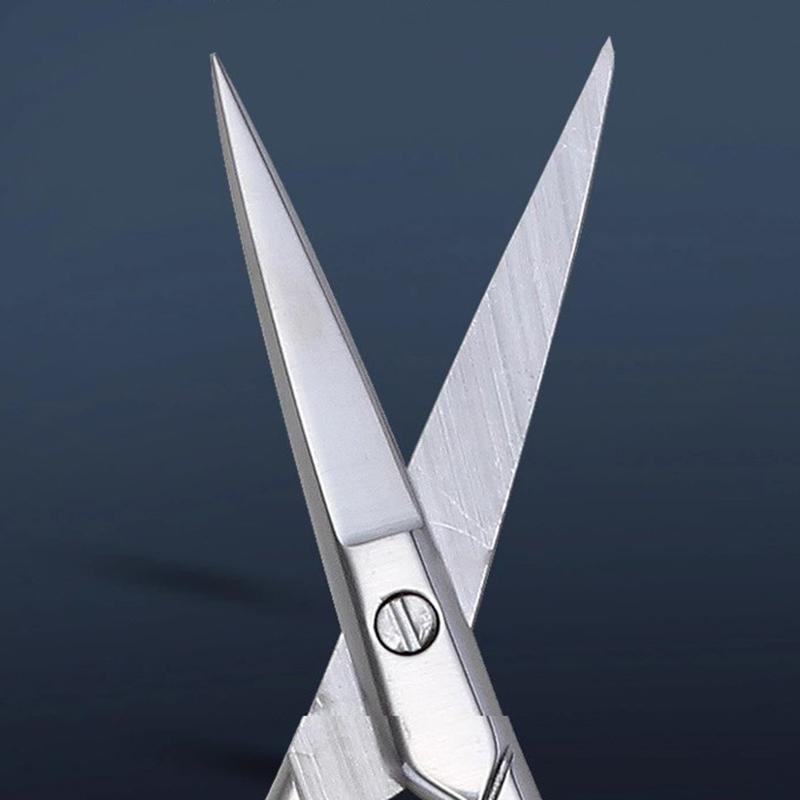 1 шт. Маленькие ножницы из нержавеющей стали для макияжа и ухода за собой, для бровей, для маникюра, для кутикулы ногтей, триммер для бороды и усов, инструмент для удаления волос в носу