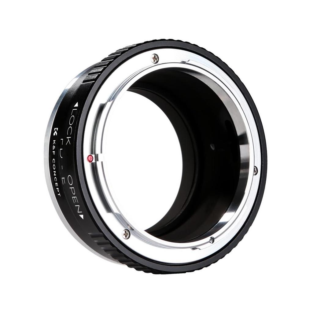 Concept Lens Mount Adapter FD Mount to E Mount with Aperture Ring K&F KF-FDE2 (Canon Adapter)