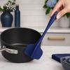 Non-stick Chopper Tool Silicone Quad Meat with 4 Blade, Long Handle Labor-saving Kitchen Smasher, Heat Resistant Ground Beef Tool, Essentials