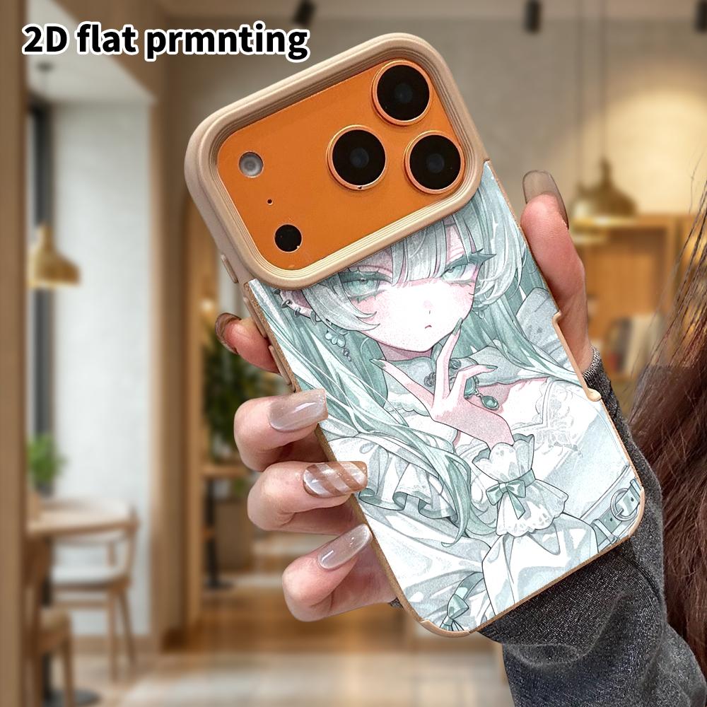 Чехол для телефона: Кожаная 2D Плоская Защитная Крышка для Samsung Galaxy A34 A35 M05 M06 S20 S22 S21 FE Plus 5G, Девушка с Двумя Хвостами, Подарок на Рождество и Хэллоуин