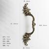 European Antique Clothes Cabinet Door Handle Golden Silver Carved Dressing Table Drawer Handle Zinc Alloy Furniture Hardware