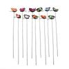 50Pcs Butterflys Stakes Colorful Simulation Butterflys Outdoor Garden Yard Plant Flowers Pot Spring Garden Decoration 25*4cm