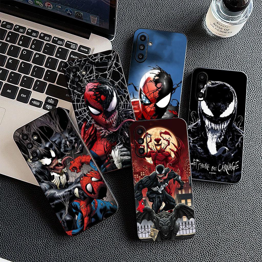 Чехол для телефона для Xiaomi Redmi 15 15C A4 A5 4G 5G 9A 9C NFC Note 9 8 9T Funda Чехол Мягкий чехол Веном Марвел Человек-паук Постер
