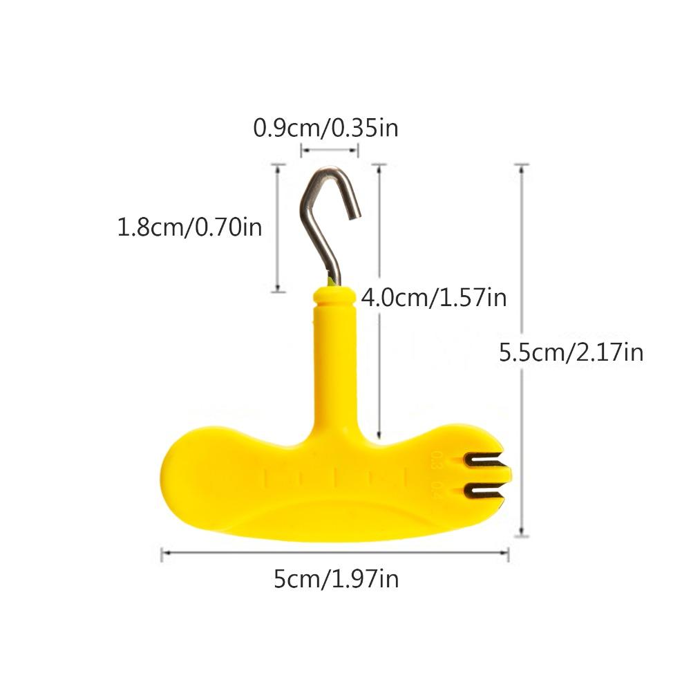 Multifunctional Fishing Line Stripper ABS Stainless Steel Fishing Line Puller for Anglers