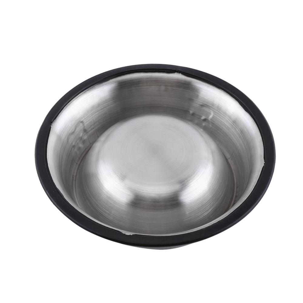 Anti-tip Dog Feeder Rustproof Pet Drinking Bowl Smooth Surface Pet Dinner Bowl  Pet Dining Use