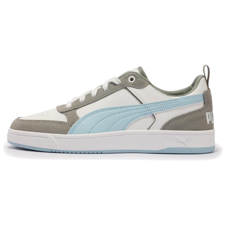 Puma DRIBBLE Низкие кеды для скейтборда Унисекс Серебристо-серый Белый 401057-06