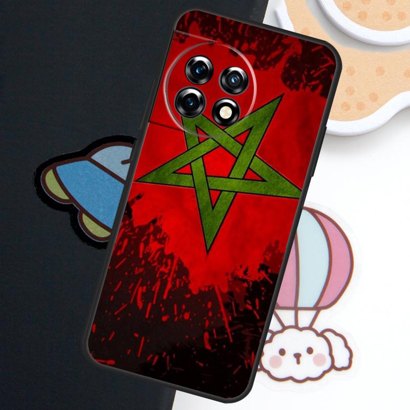 Чехол Марокко Марокканский Флаг Для OnePlus Nord 5 CE 3 4 Lite N20 N30 OnePlus 15 13 12 11 10 Pro 10T 12R 13R 15R Обложка
