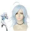 Light Blue Long Wig Cosplay Anime Kemono Jihen Akira Costume Heat Resistant Synthetic Hair Party Wigs