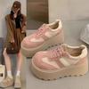Muffin Platform Dad Shoes Women's 2025 New Spring and Autumn Season Small Man Height Increase Moral Training Shoes Versatile Casual Sports Shoes