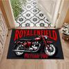 Ковер с тематикой мотоциклов Royal Enfield, подходит для гостиной, спальни, игровой комнаты, компьютерной комнаты и домашнего декора.