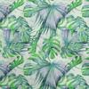 Cotton Flex Light Green Fabric Leaves Sewing Material Print Fabric By The Yard 40 Inch