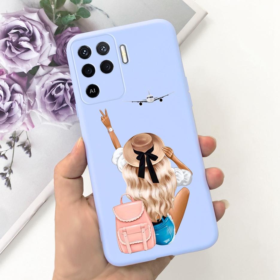 For Oppo Reno5 Lite Case Reno 5F 5Z Cute Cartoon Soft Silicone Phone Case For Oppo Reno 5 Pro Reno5 Lite 5F 5Z Back Cover Bumper