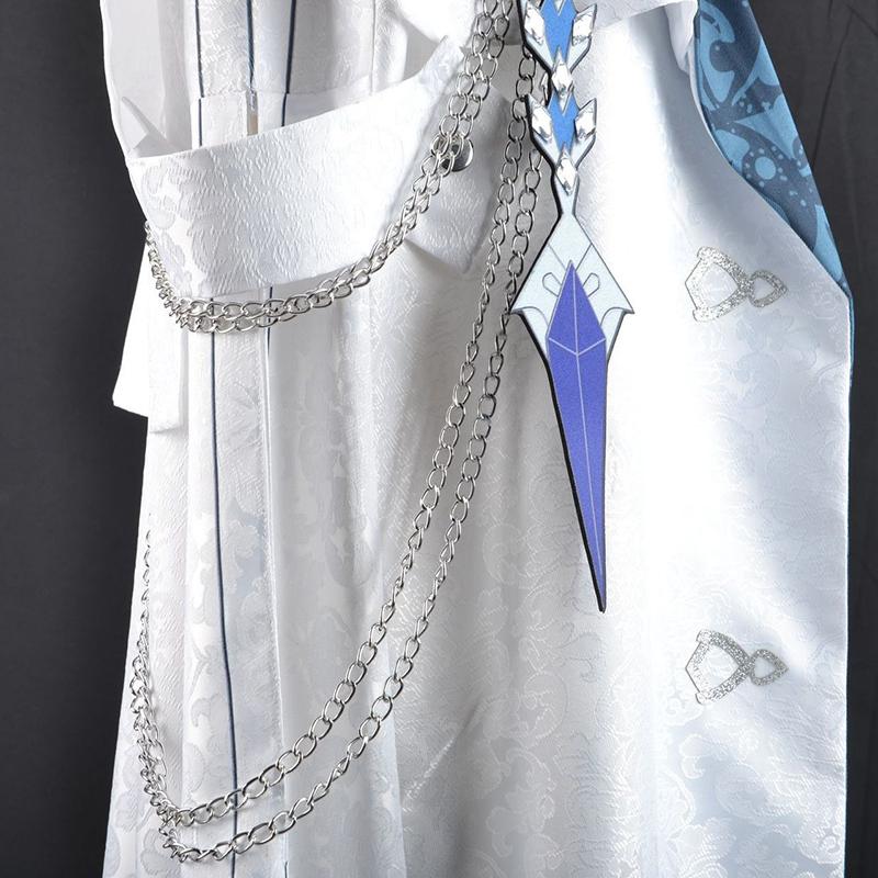 Исир Геншин Импакт Фатуи Исполнительный директор Кос Снежная Принц Дадария Регратор Марионетка Капитан Плащ Кос