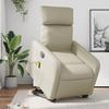 VidaXL Electric Massage Recliner, Relaxation Chair with Adjustable Backrest and Footrest, Salon Seat 3206771