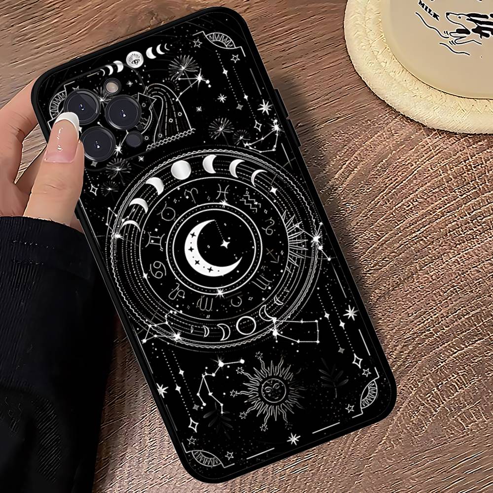 Чехол для телефона с изображением Луны Ведьмы, Таинственного Тотема, для IPhone 17 16 15 14 11 12 13 Pro Max Plus Mini, Мягкая задняя крышка